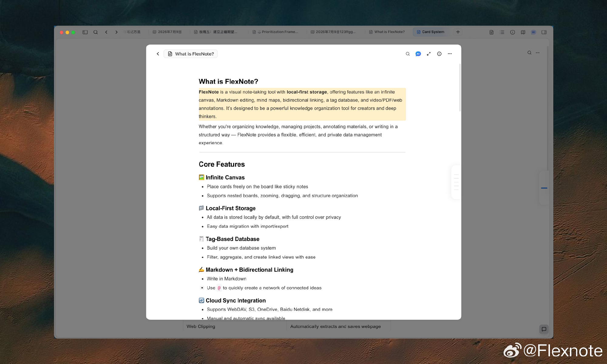 Locate and highlight source content through a block link